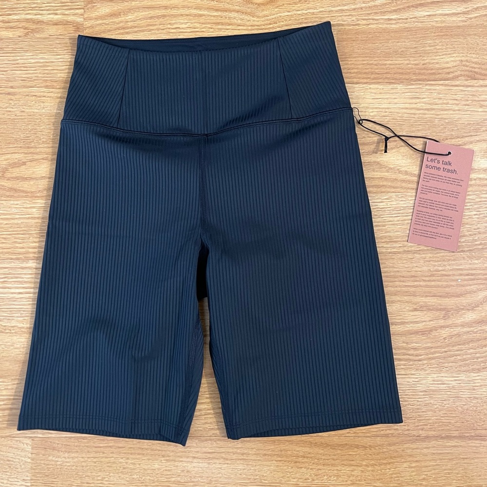 NWT Girlfriend Collective RIB high rise bike short